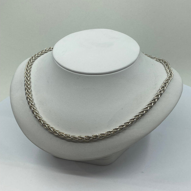 Snake Style Necklace - Sterling Silver