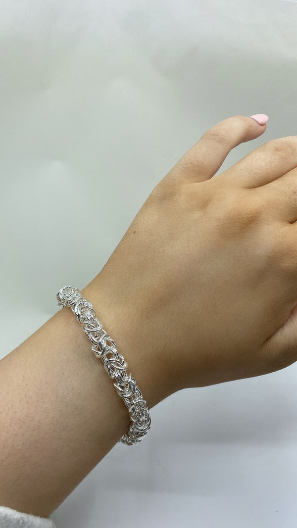 Byzantine Bracelet 20cm - Sterling Silver