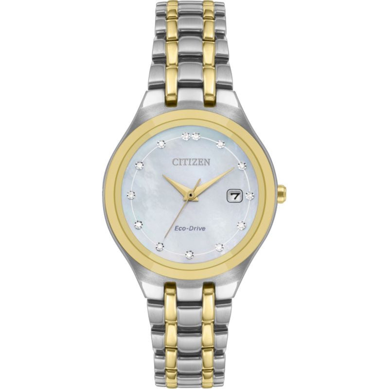 Citizen Eco-Drive Silhouette Diamond 28mm Ladies Watch