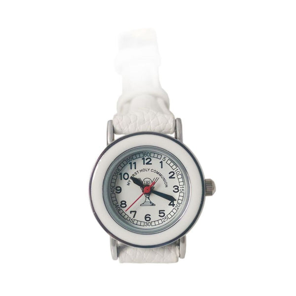 First Holy Communion Watch with white strap