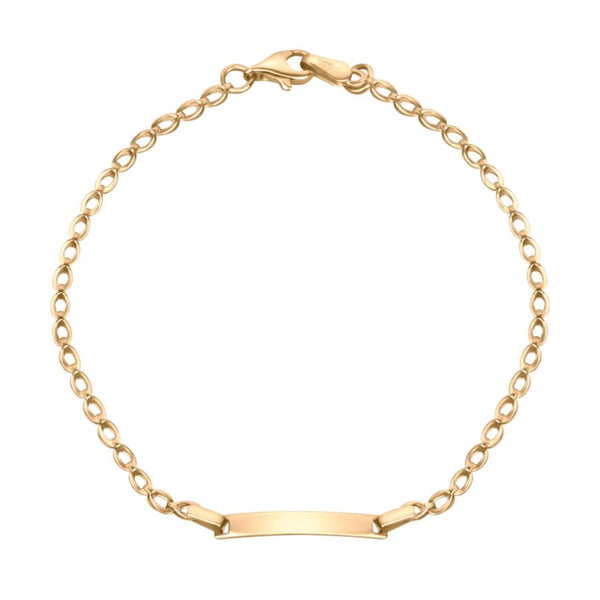 9ct Yellow Gold ID Bracelet