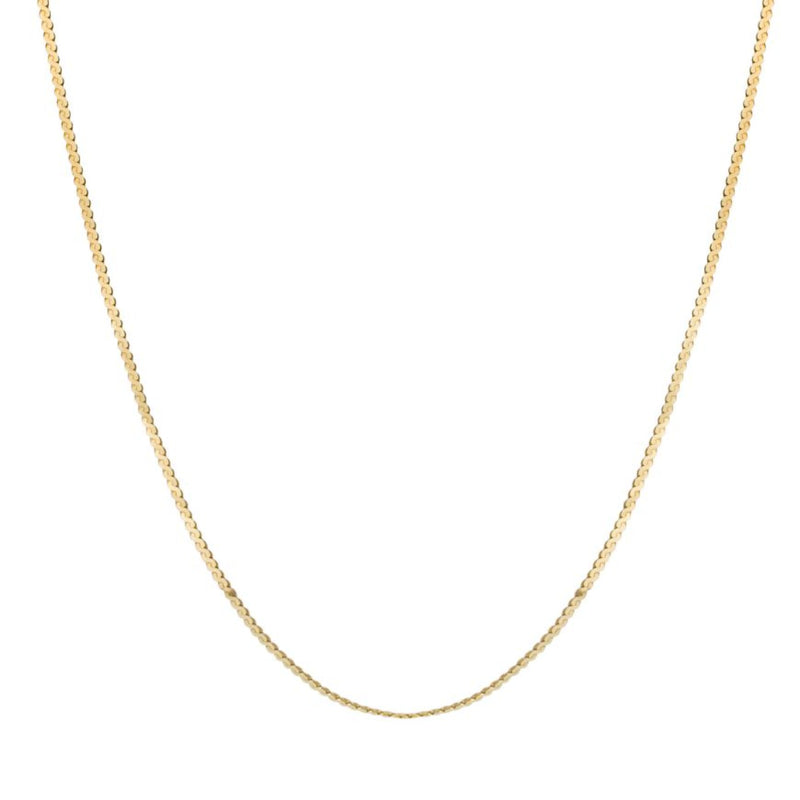 9ct Yellow Gold Snake Chain Necklace