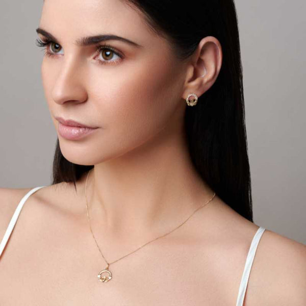 Claddagh Pendant - 9ct Yellow Gold
