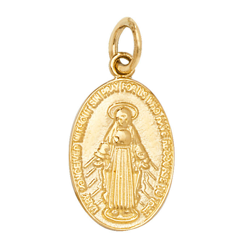 Our Lady Medal - 9ct Yellow Gold