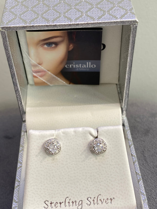 Silver Earrings - Cristallo Di Milano