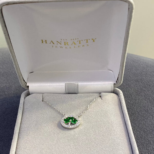 Shamrock Necklace - Sterling Silver