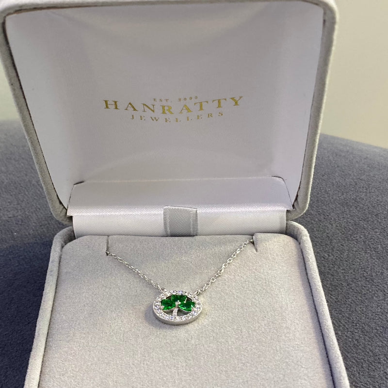 Shamrock Necklace - Sterling Silver