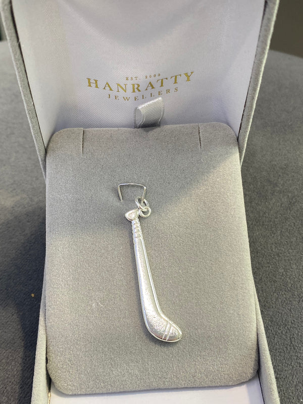 Camogie/Hurley Stick Pendant - Sterling Silver
