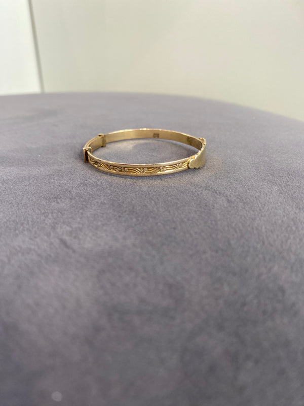 ID Bangle - Rolled Gold