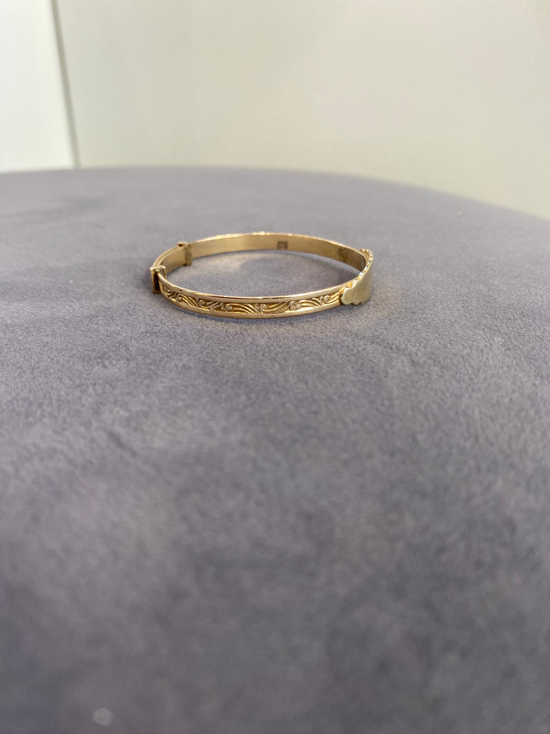 ID Bangle - Rolled Gold