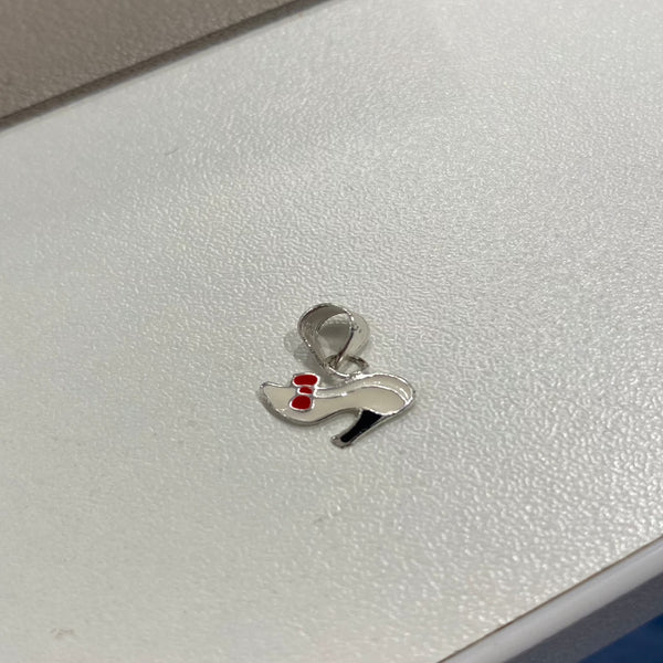 High Heel Pendant - Sterling Silver