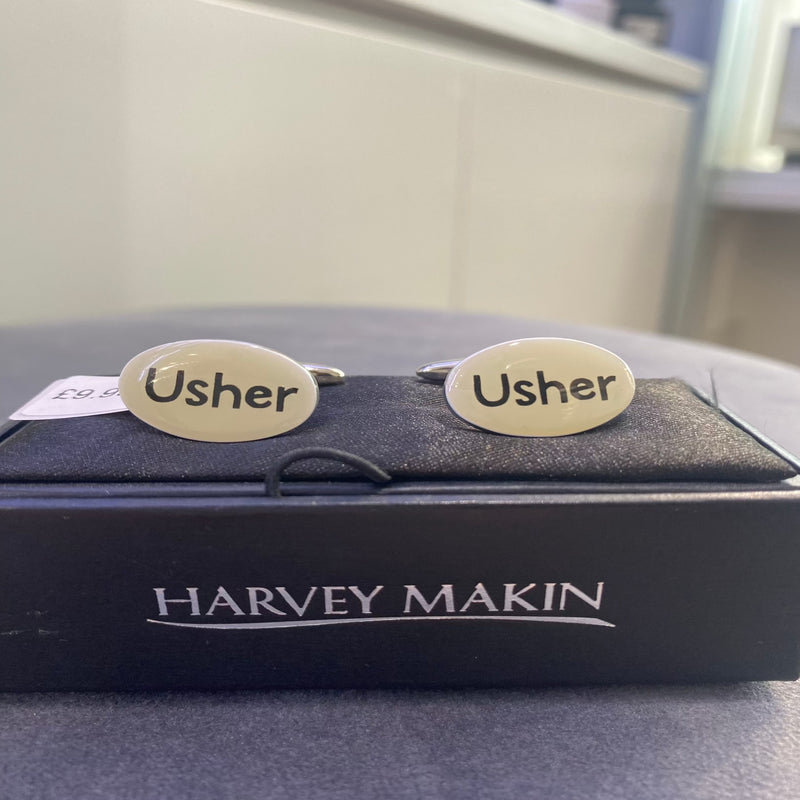 Usher Cufflinks - Sterling Silver