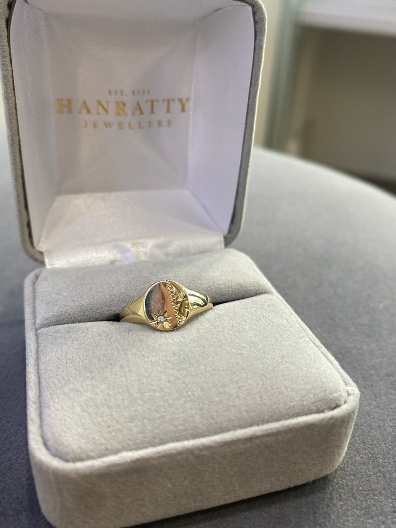 Small Weather Ring - 9ct Yellow Gold