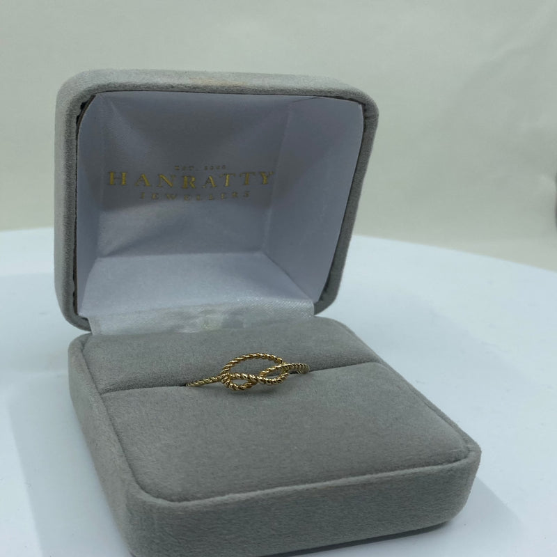 Twist Style Ring - 9ct Yellow Gold