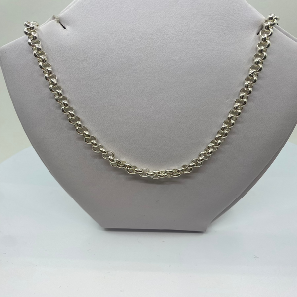 16"Round Belcher Chain - Sterling Silver