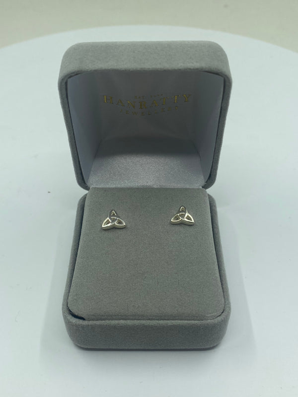 Celtic Knot Stud Earrings - Sterling Silver
