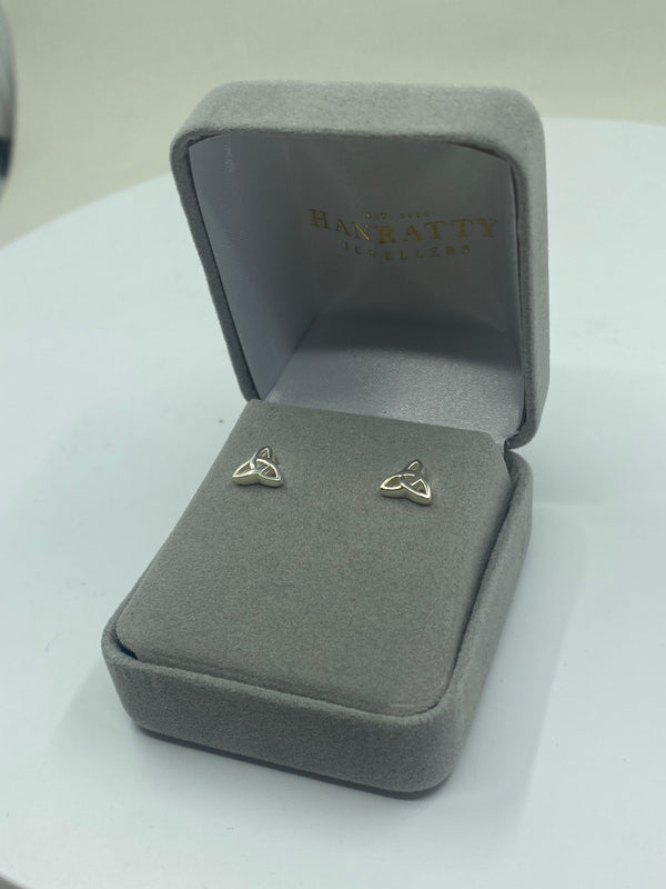 Celtic Knot Stud Earrings - Sterling Silver