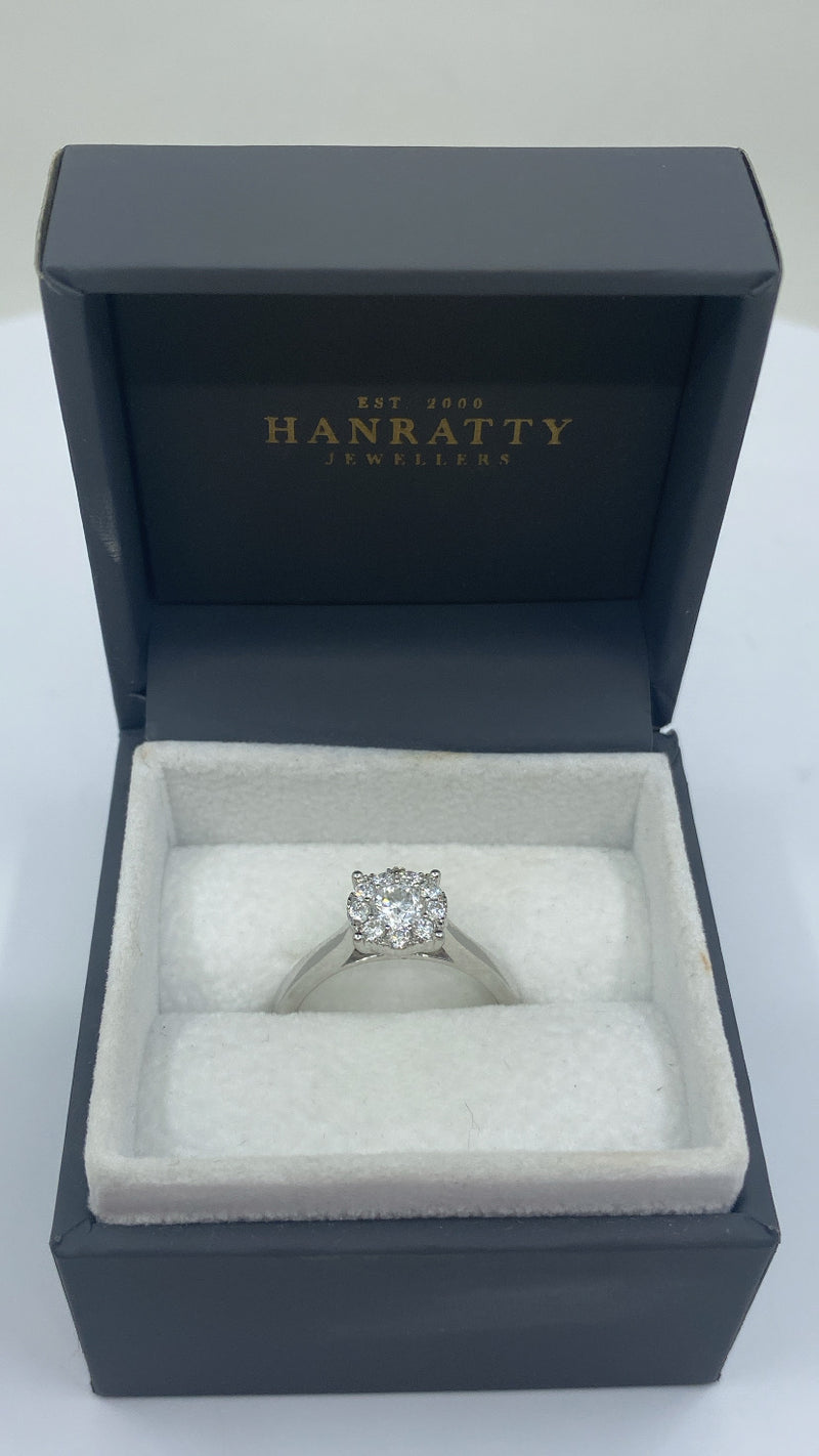 Diamond Cluster Ring - 18ct Gold