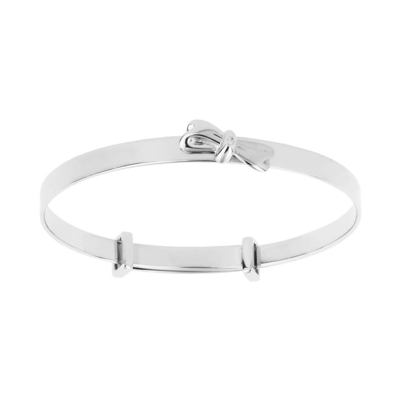 Bow Expanding Bangle with Diamond