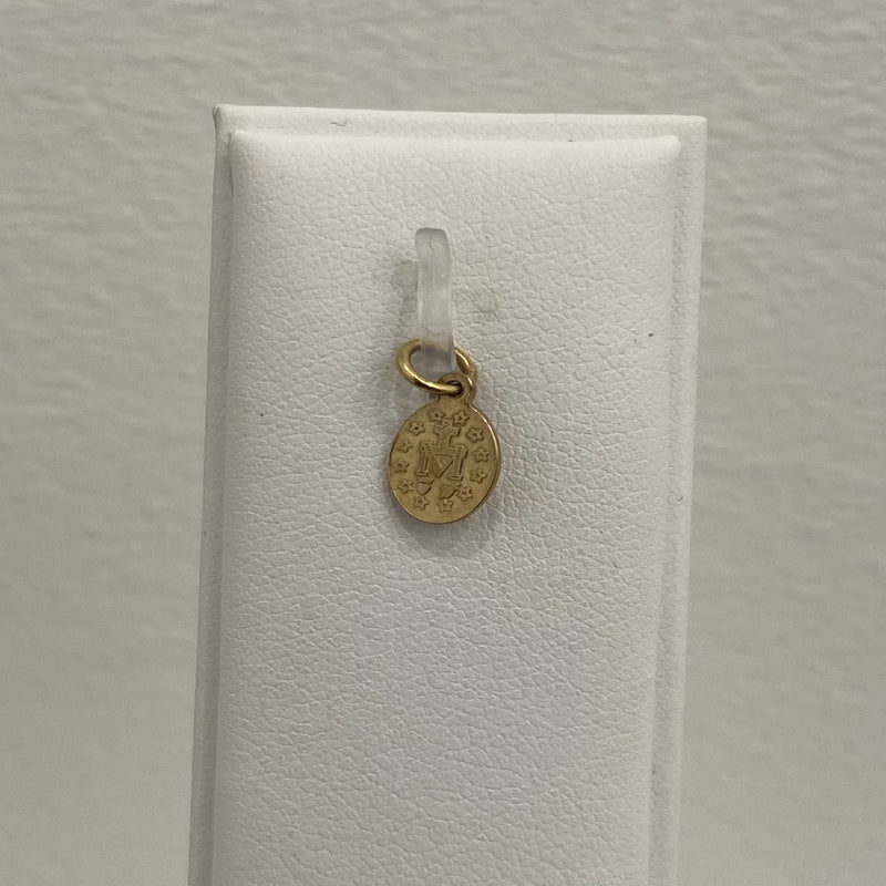 Miniature Miraculous Medal 9ct Yellow Gold