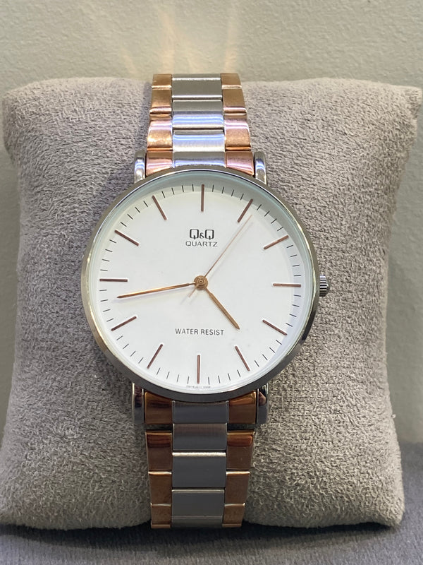 Gents Two-Tone Stainless Steel & Rose Gold Plated Watch
