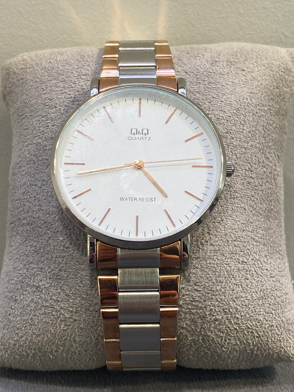 Gents Two-Tone Stainless Steel & Rose Gold Plated Watch