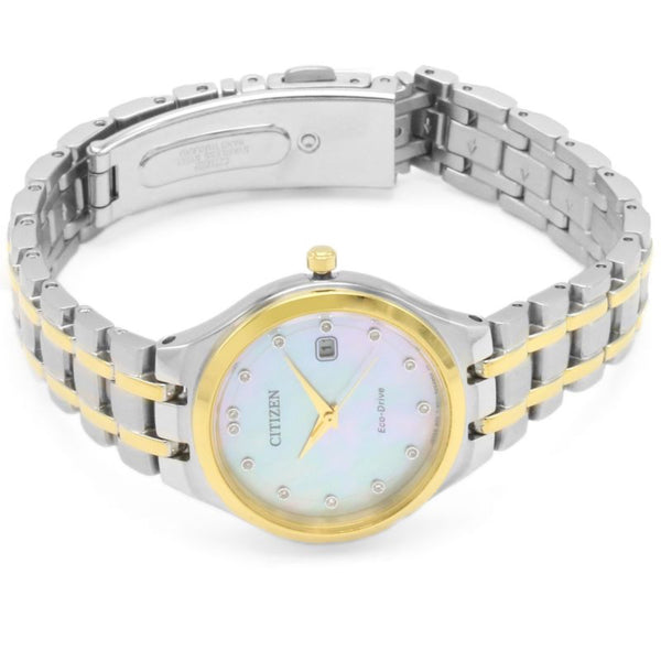 Citizen Eco-Drive Silhouette Diamond 28mm Ladies Watch