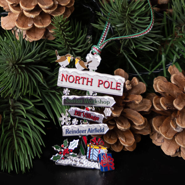 North Pole Christmas Tree Decoration - Newbridge Silverware
