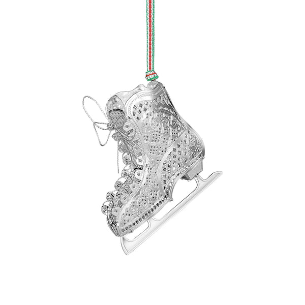 Ice Skate Christmas Tree Decoration - Newbridge Silverware