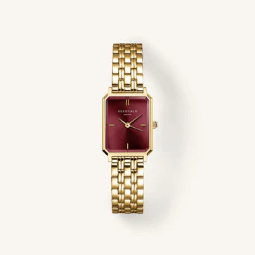 Octagon XS Burgundy Ladies Watch - Rosefield