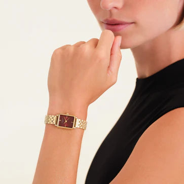 Octagon XS Burgundy Ladies Watch - Rosefield
