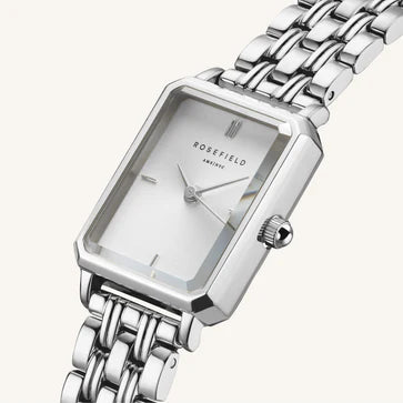 Octagon XS Silver Ladies Watch  - Rosefield