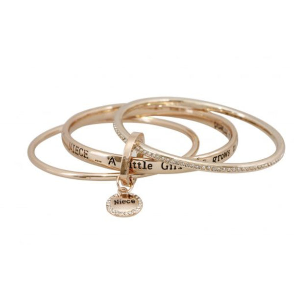 Niece Triple Bangle – Rose Gold