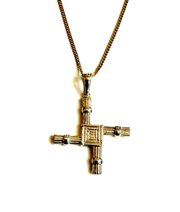 St Bridget’s Cross Pendant - 9ct Yellow Gold