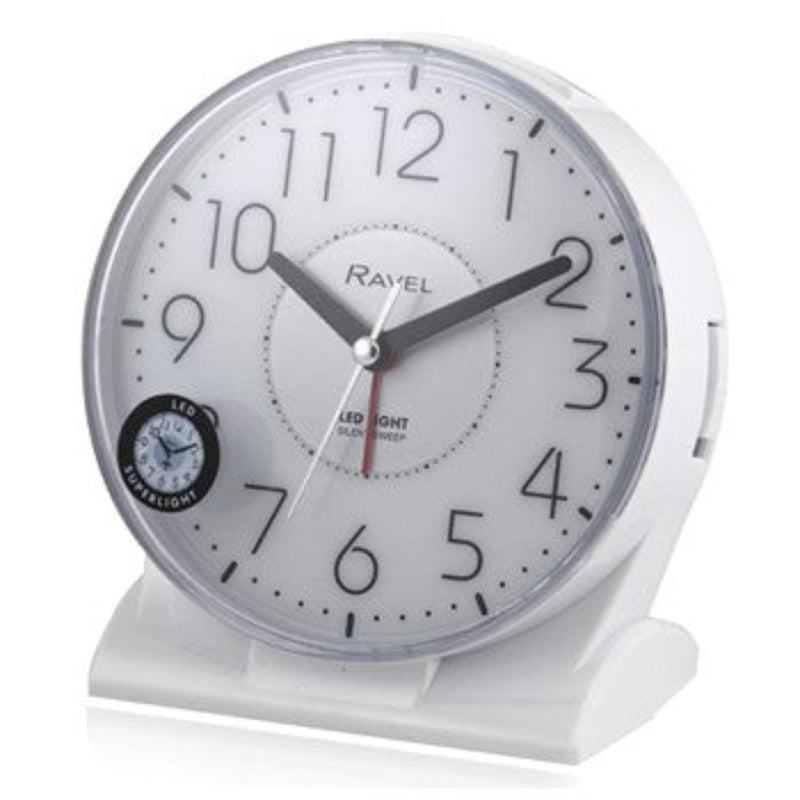 Ravel White Alarm Clock