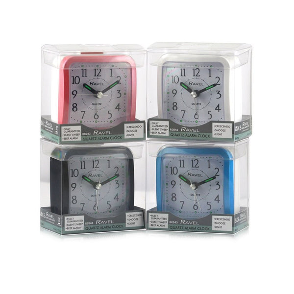Ravel Small Travel Alarm Clock
