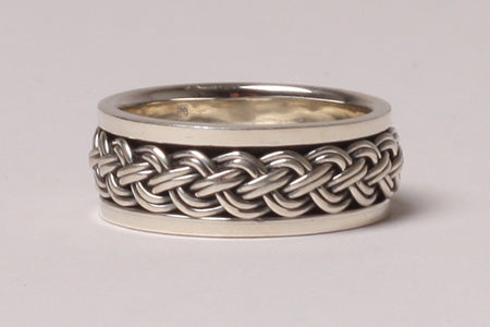 Celtic Spinner Ring - Silver Anxiety ring