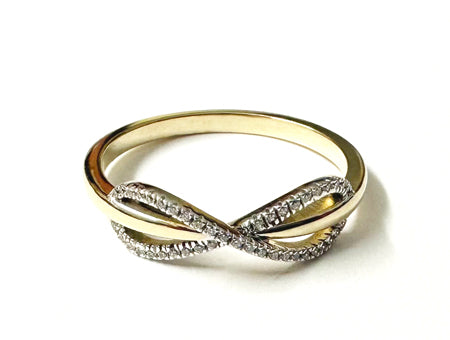 Infinity CZ Ring - Sterling Silver