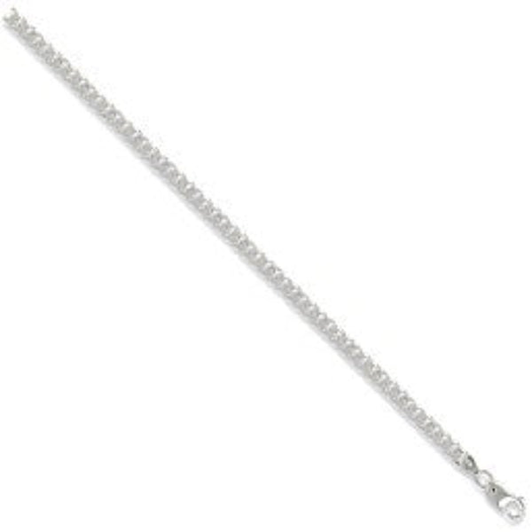 Traditional Classic Curb Chain 4.4mm  - Sterling Silver