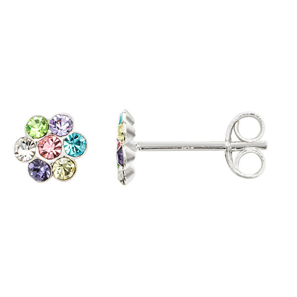 Kids Multi-Colour Flower Earrings