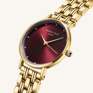 Rosefield Burgandy Ladies Watch