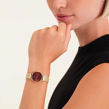 Rosefield Burgandy Ladies Watch