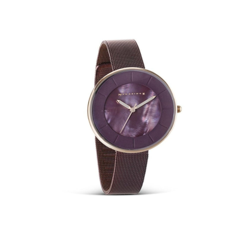 Ladies Watch Aubergine Strap