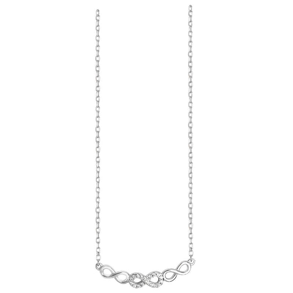 Infinity Symbol Necklace - Sterling Silver