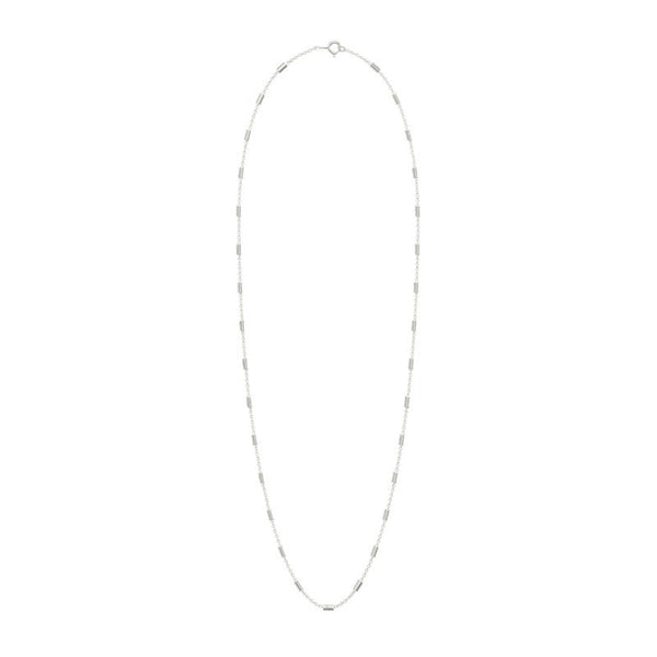 Cable Bar Chain - Sterling Silver
