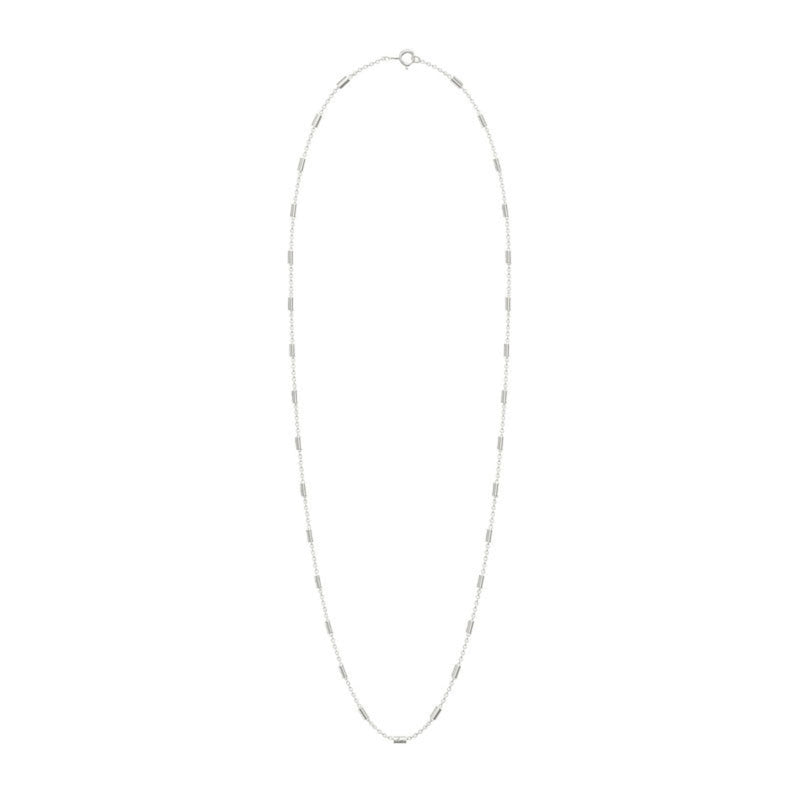 Cable Bar Chain - Sterling Silver
