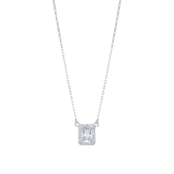 CZ Necklace - Sterling Silver