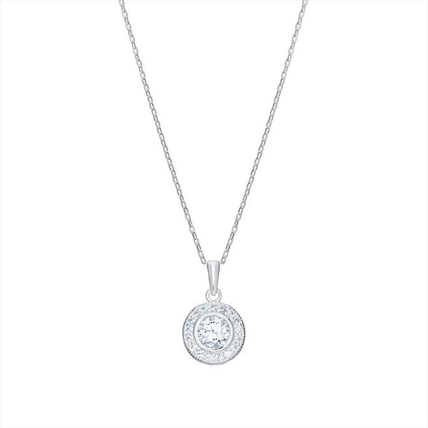 CZ Necklace - Sterling Silver