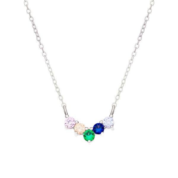 16" Cubic Zirconia Necklace - Sterling Silver