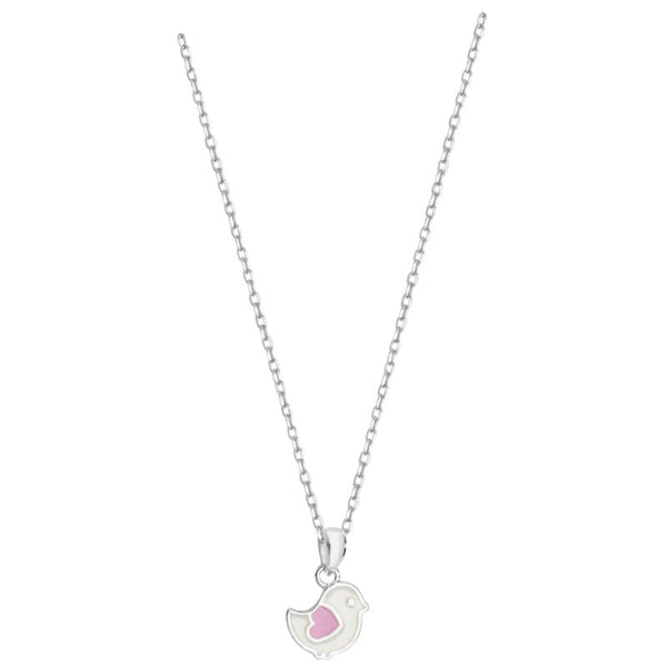 Kids Bird Necklace - Sterling Silver